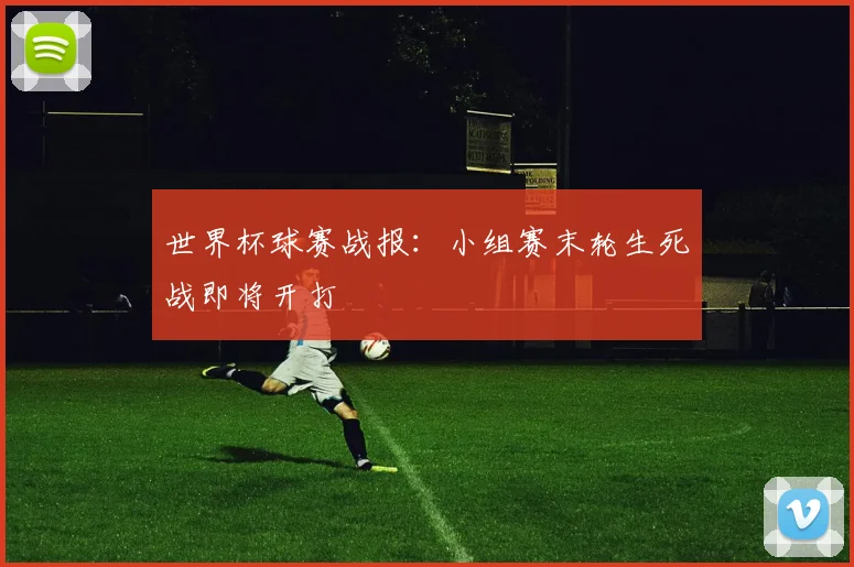 世界杯球赛战报：小组赛末轮生死战即将开打